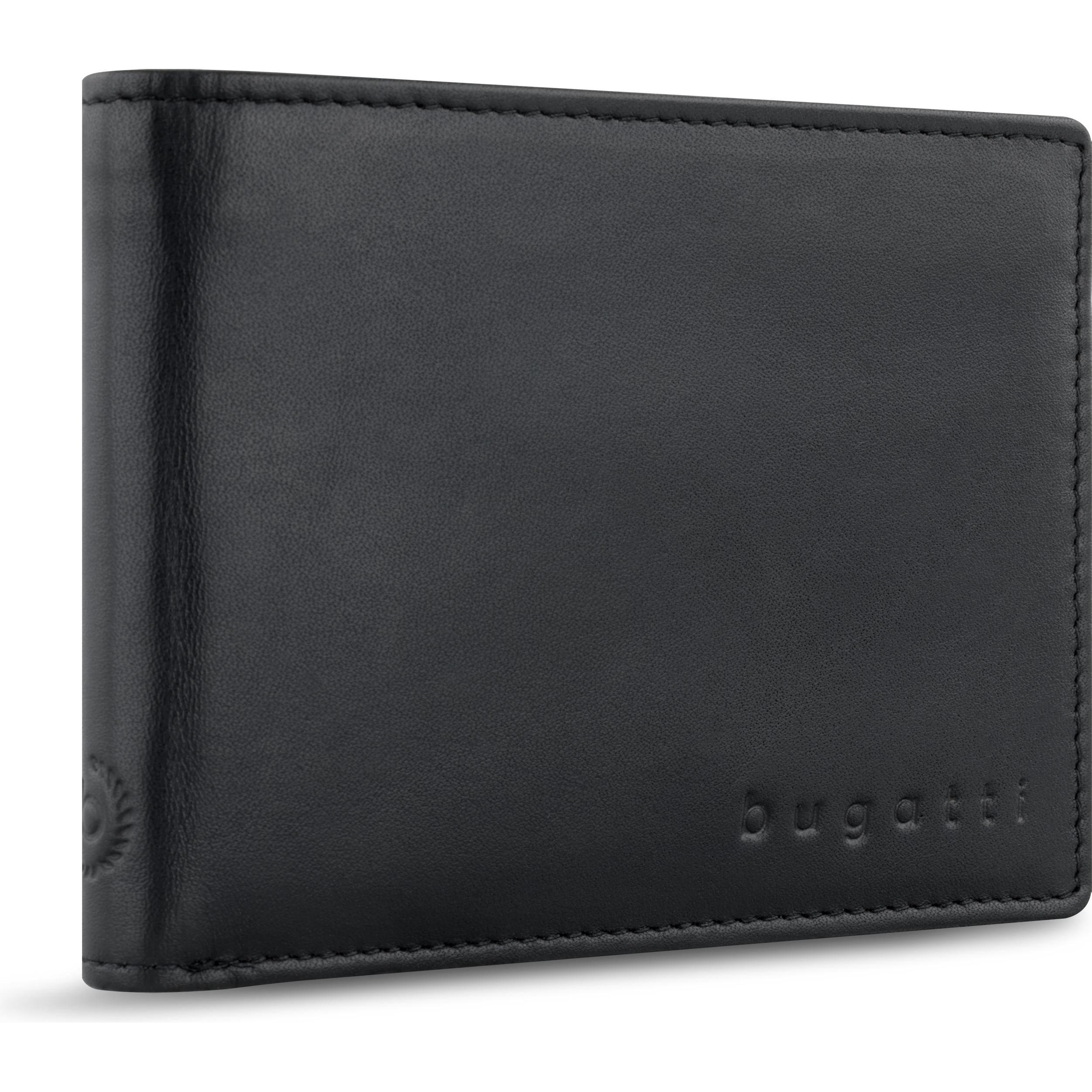 Thumbnail - Bugatti, Herren, Portemonnaie, Primo Geldbörse Leder 12 cm, Schwarz