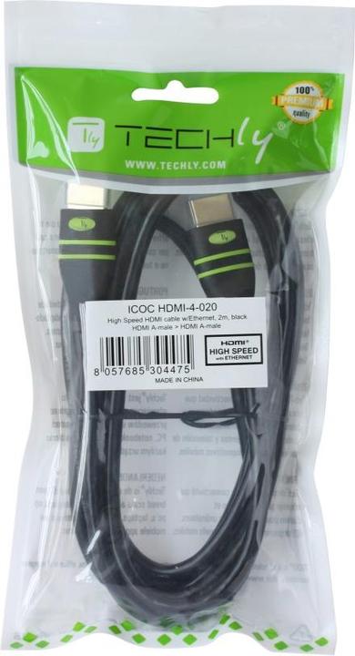 Produktbild Techly HDMI (Typ A) — HDMI (Typ A) (2 m, HDMI)