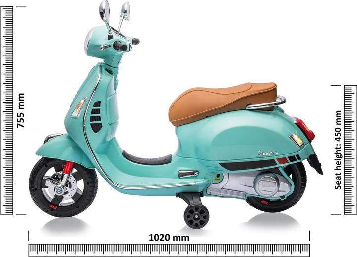Produktbild Jamara Ride-on Vespa GTS 125 mintgrün Li-Power 12.6 (12.60 V)