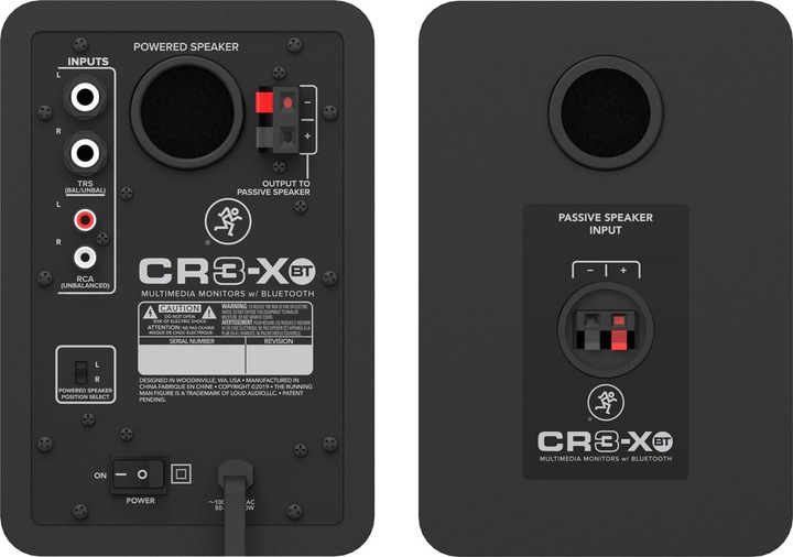 Actual product image Mackie CR3-XBT (Active, Pair, 1x 50 W)