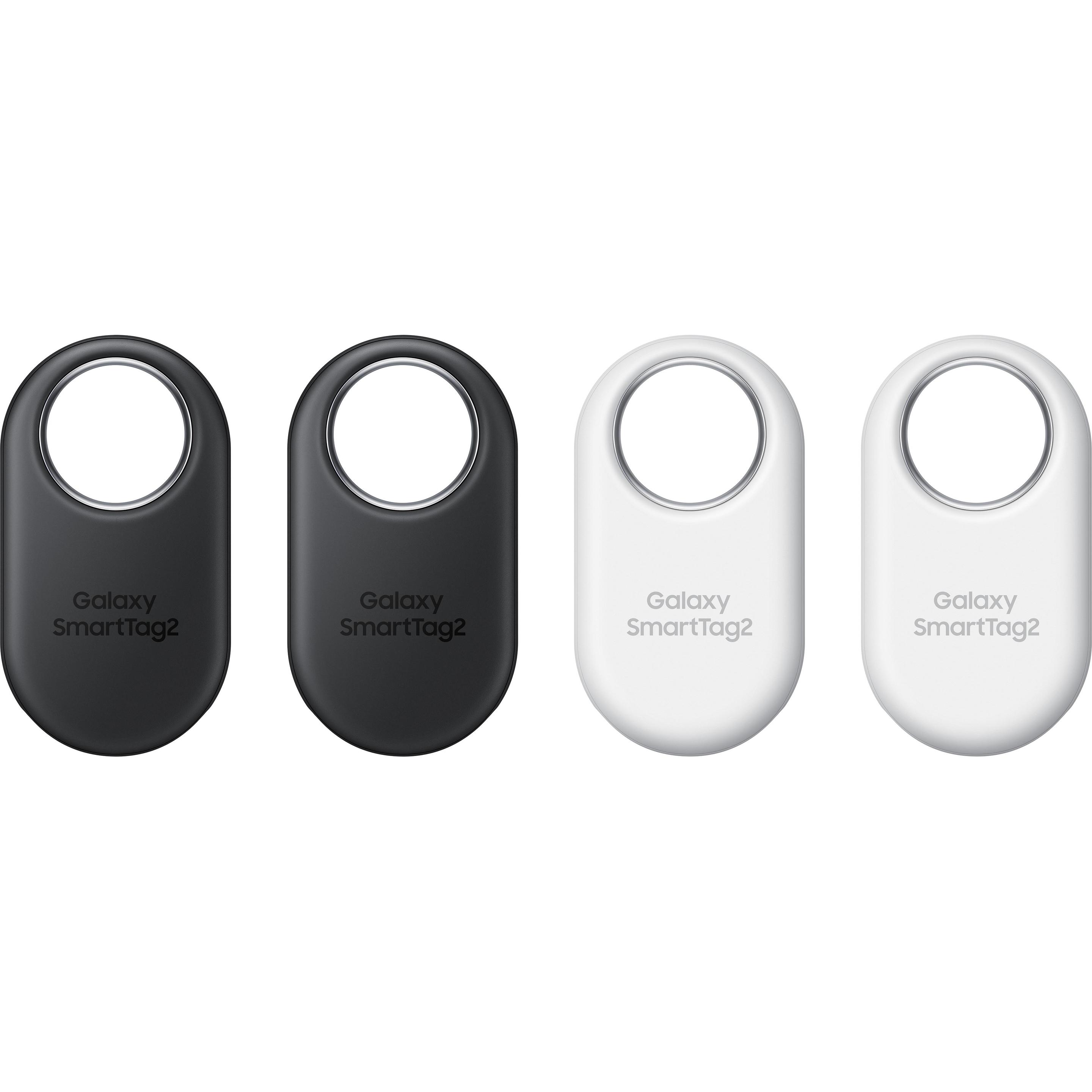 Samsung Galaxy SmartTag2 - 4er Set (Android), Tracker, Schwarz, Weiss