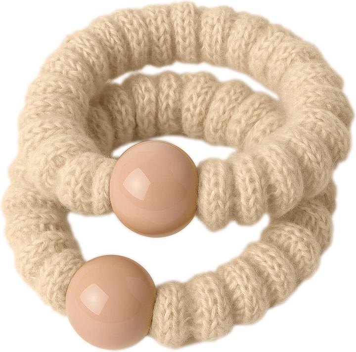 Immagine prodotto Avizar Haargummi mit gestricktem Perlenbesatz Astrid (Elastico per capelli)