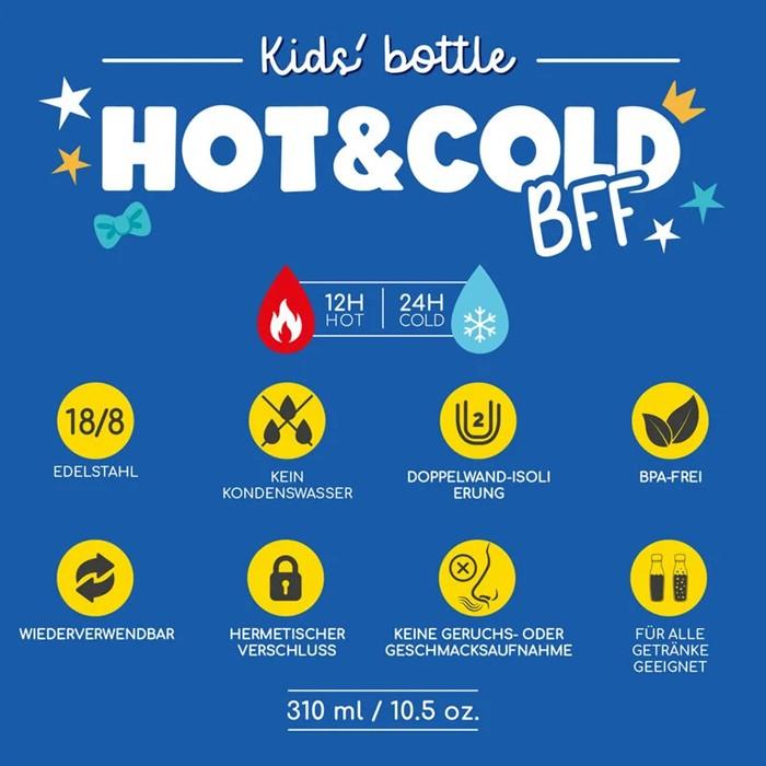 Image du produit Legami Thermosflasche für Kinder - Hot&Cold BFF - Penguin (0.31 l)