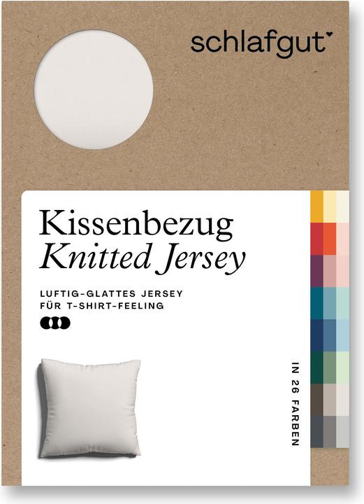 Produktbild schlafgut Knitted Jersey (Duvetbezug, 40 x 40 cm)