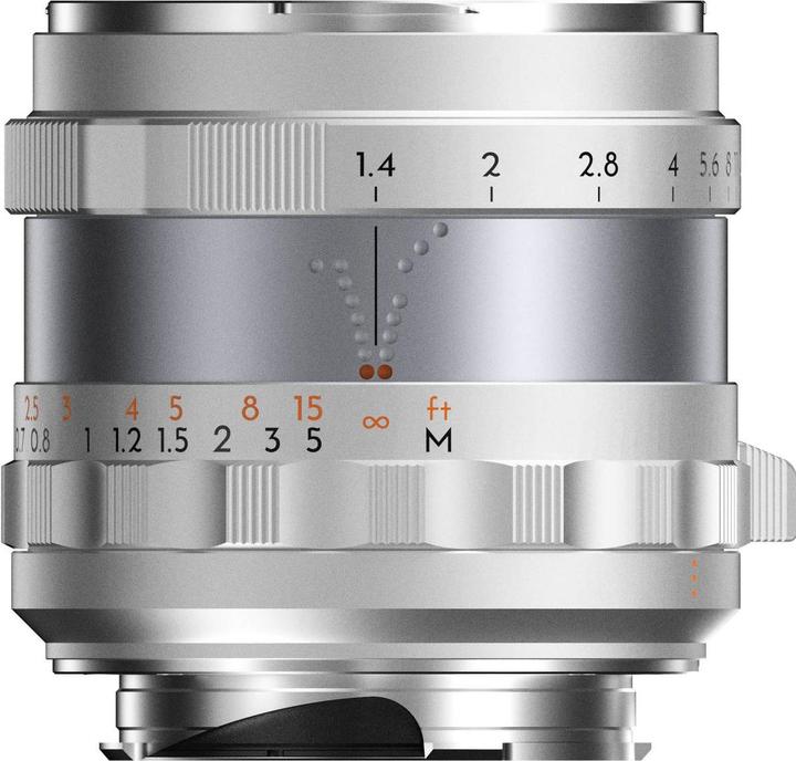 Image du produit Thypoch Objectif photographique plein cadre Simera 50mm f1.4 pour monture Leica M - Argent (Leica M, Plein format)
