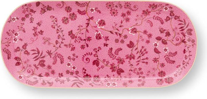 PIP Studio Jolie Flowers Pink Kuchenplatte 33,3x15,5cm