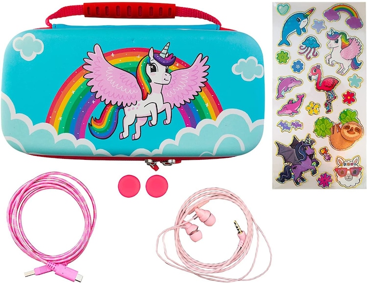 IMP Switch Over the Rainbow Unicorn 7-in-1 Case OLED Switch (Switch)