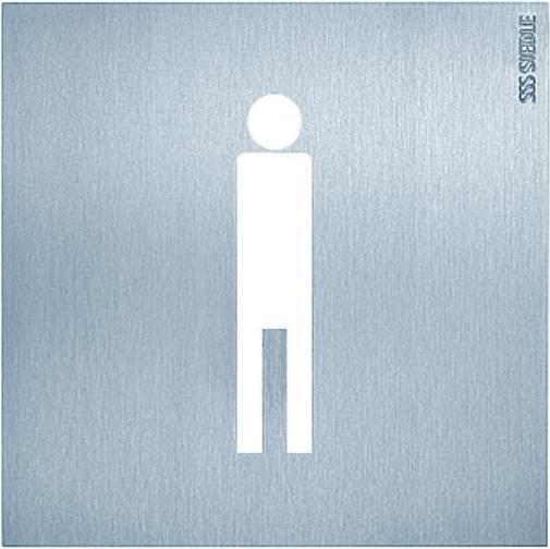 Siedle S. & Soehne Orientierungsschild 154x154mm Herren OSP 0011