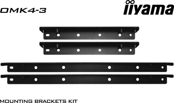 Actual product image iiyama OMK4-3 mounting component (4 brackets) (42.99")