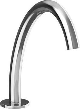 Actual product image Gessi Origini washbasin spout, medium version for separate single-lever mixer sensor, projection 186