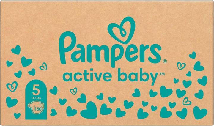 Actual product image Pampers Active Baby (Size 5, Monthly box, 150 Piece)