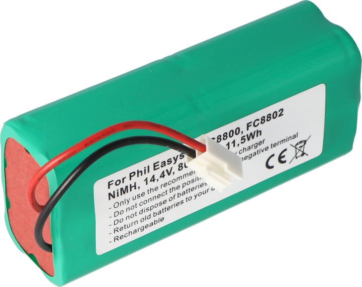 Actual product image AccuCell Battery Philips Easystar FC8800 Battery FC8802, 432200624651