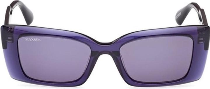 Actual product image Latetobed Max & Co Mo0117 90V Shiny Blue Women's Sunglasses 52/18/140