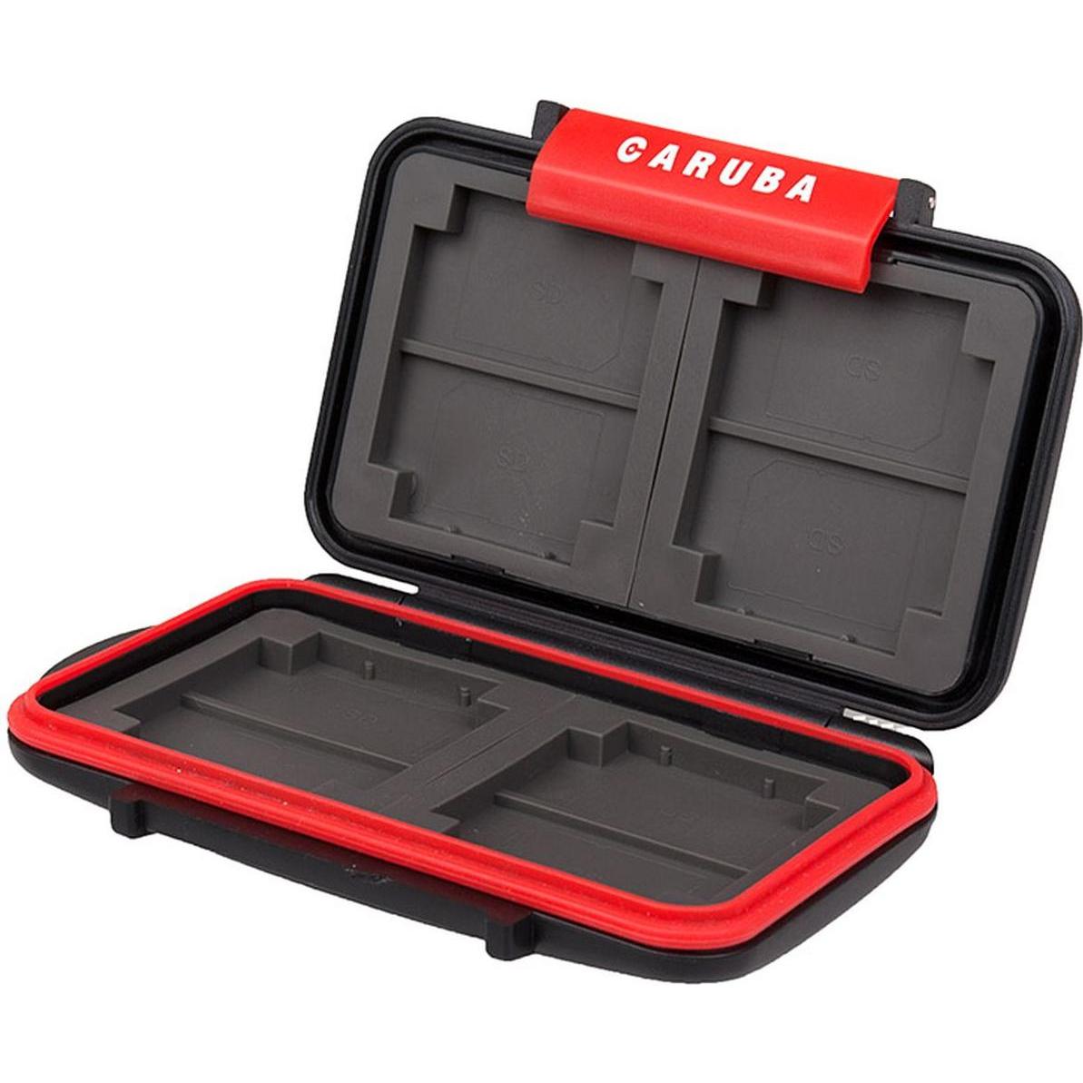 Caruba Custodia Multi Card MCC 1 (4xCF + 8xSD) (Coperchio scheda di memoria), Accessori per fotocamera digitale, Nero