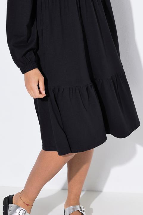 Produktbild Angel of Style Jerseykleid, A-Linie, Saum-Volant (48)