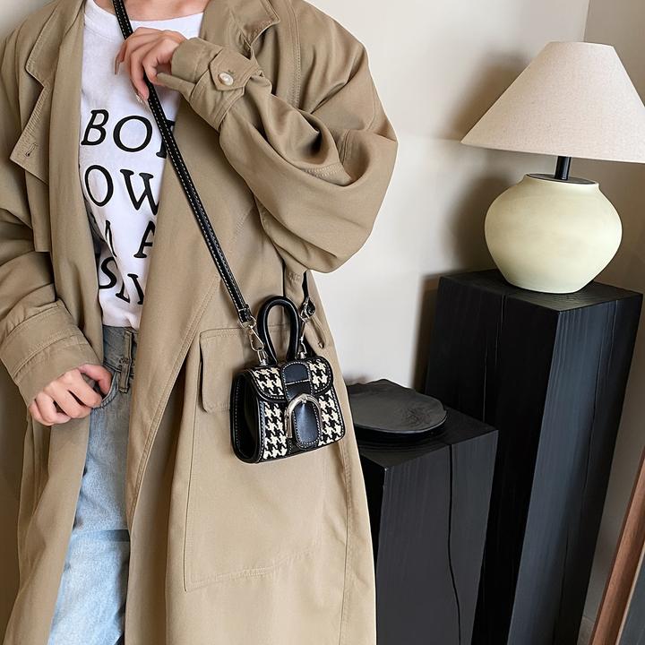 Immagine prodotto Only-Bags.Store Mini borsetta di tendenza con colori a contrasto, borsa crossbody carina e alla moda, cinghie