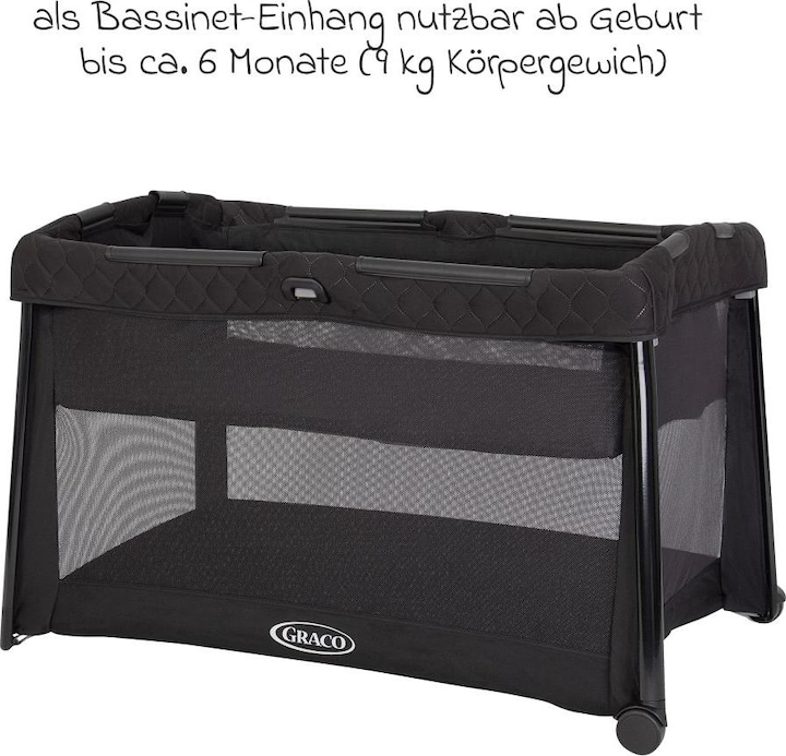 Actual product image Graco Foldlite Travel Cot
