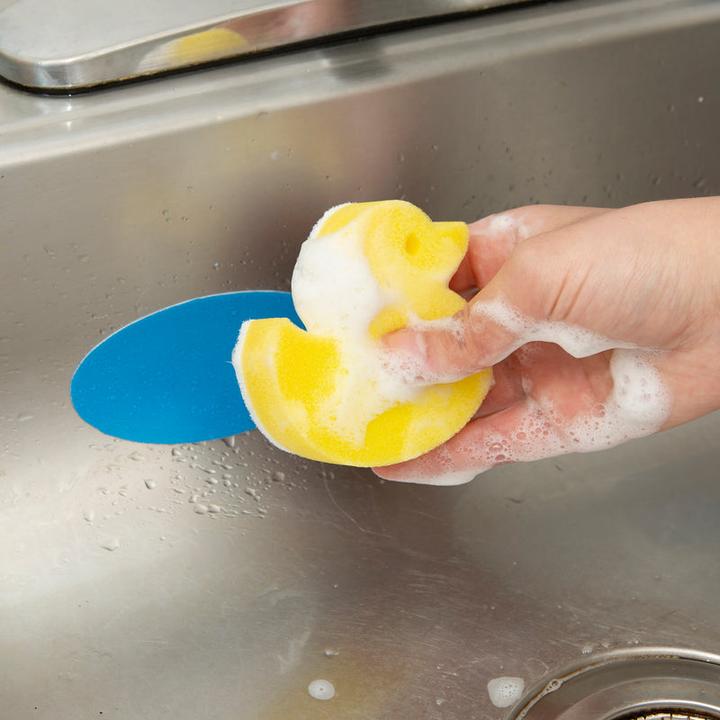 Immagine prodotto Kikkerland Spugna per lavello e supporto per anatra