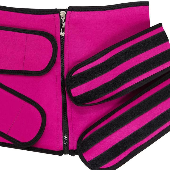 Actual product image JTI Waist trainer with two straps - Pink (S, M, L, XL, XXL)
