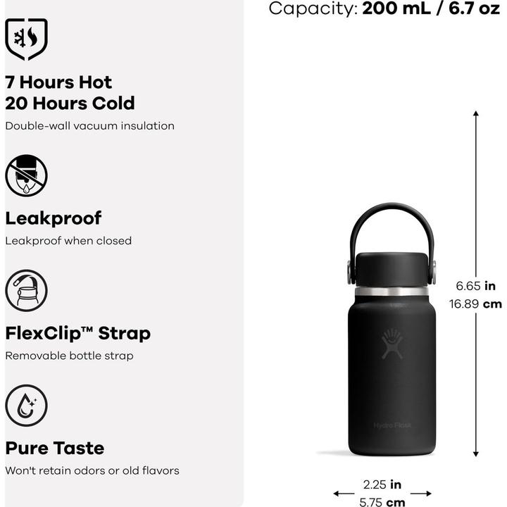 Actual product image Hydro Flask 200 ML MICRO HYDRO WHITE (0.20 l)