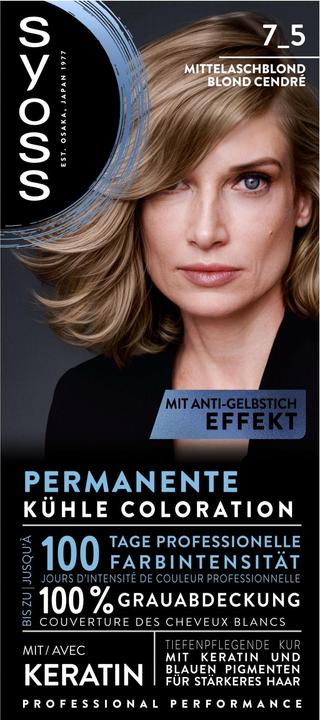 Produktbild Syoss Coloration (7 5 Mittelaschblond)