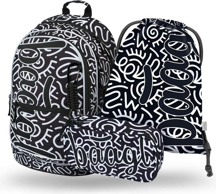 Produktbild Baagl SET 3 - Core Element Schulset / Rucksack / Federmäppchen / Tasche (25 l)