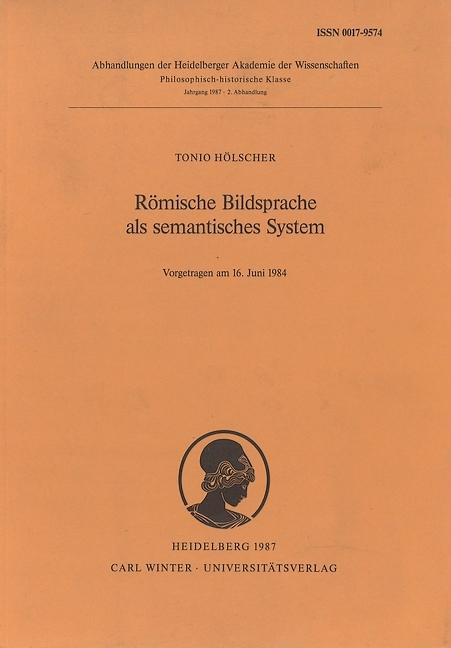 Produktbild Römische Bildsprache als semantisches System (Deutsch, Tonio Hölscher, 1987)