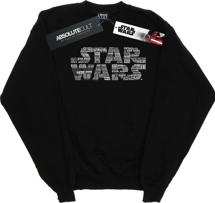Produktbild Star Wars Repeat Text Logo Sweatshirt (M)