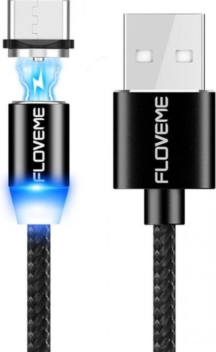 Produktbild Floveme Insnap MicroUSB Ladekabel mit magnetischem Stecker (USB 1.0)