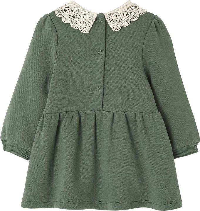 Immagine prodotto Vertbaudet Mädchen Baby Sweatkleid mit Häkelkragen (98)