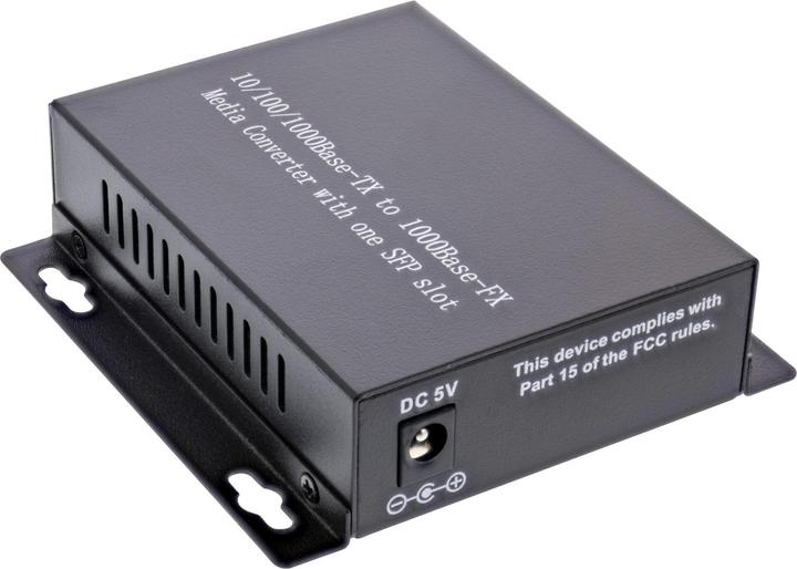 Produktbild InLine Netzwerk Media Konverter 10/100/1000Mb/s TP zu SFP LWL