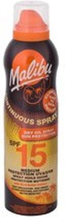 Immagine prodotto Malibu Olio secco a spruzzo continuo (Spray solare, SPF 15, 175 ml)