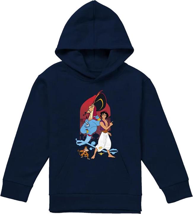 Actual product image Aladdin Childrens/Kids Characters Pullover Hoodie (152, 158)