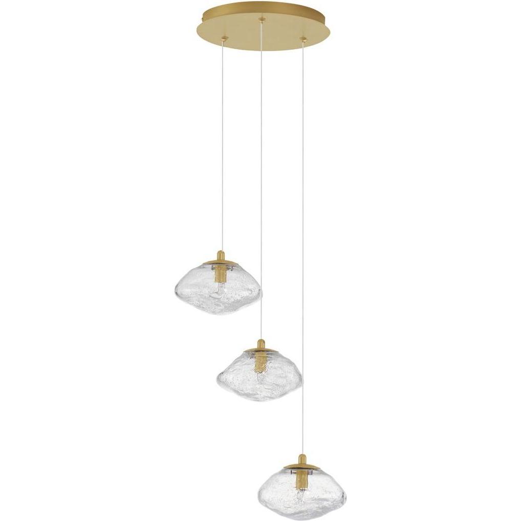 Thumbnail - Nova Luce, Pendelleuchte, KING Pendelleuchte G9 3-fach Gold 180x25cm dimmbar 9006048