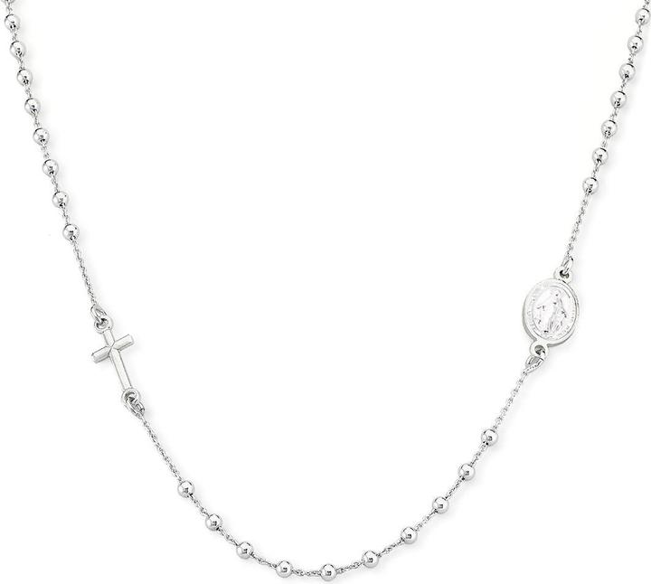 Productafbeelding Amen Rozenkrans ketting (Zilver 925, 48 cm)