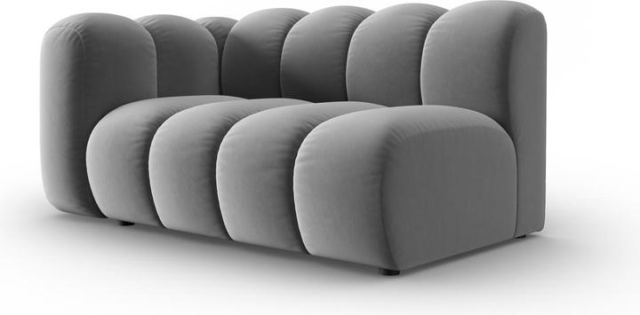 Image du produit Micadoni Canapé Modulable Gauche en Velours, "Lupine", 2 Places, 145x95x70Fabriqué en Europe (2 places)