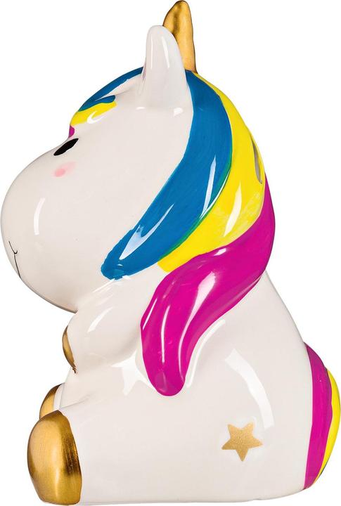 Image du produit Idena Tirelire en céramique Licorne 10,2x8,8x14,3cm