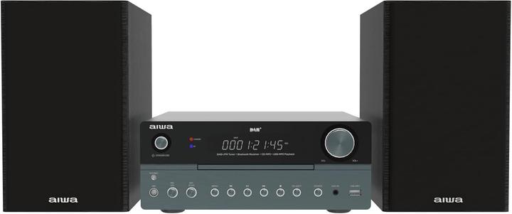 Aiwa MSBTU-700 mikrojärjestelmä, hopea (Bluetooth, CD player, 1x 25 W)