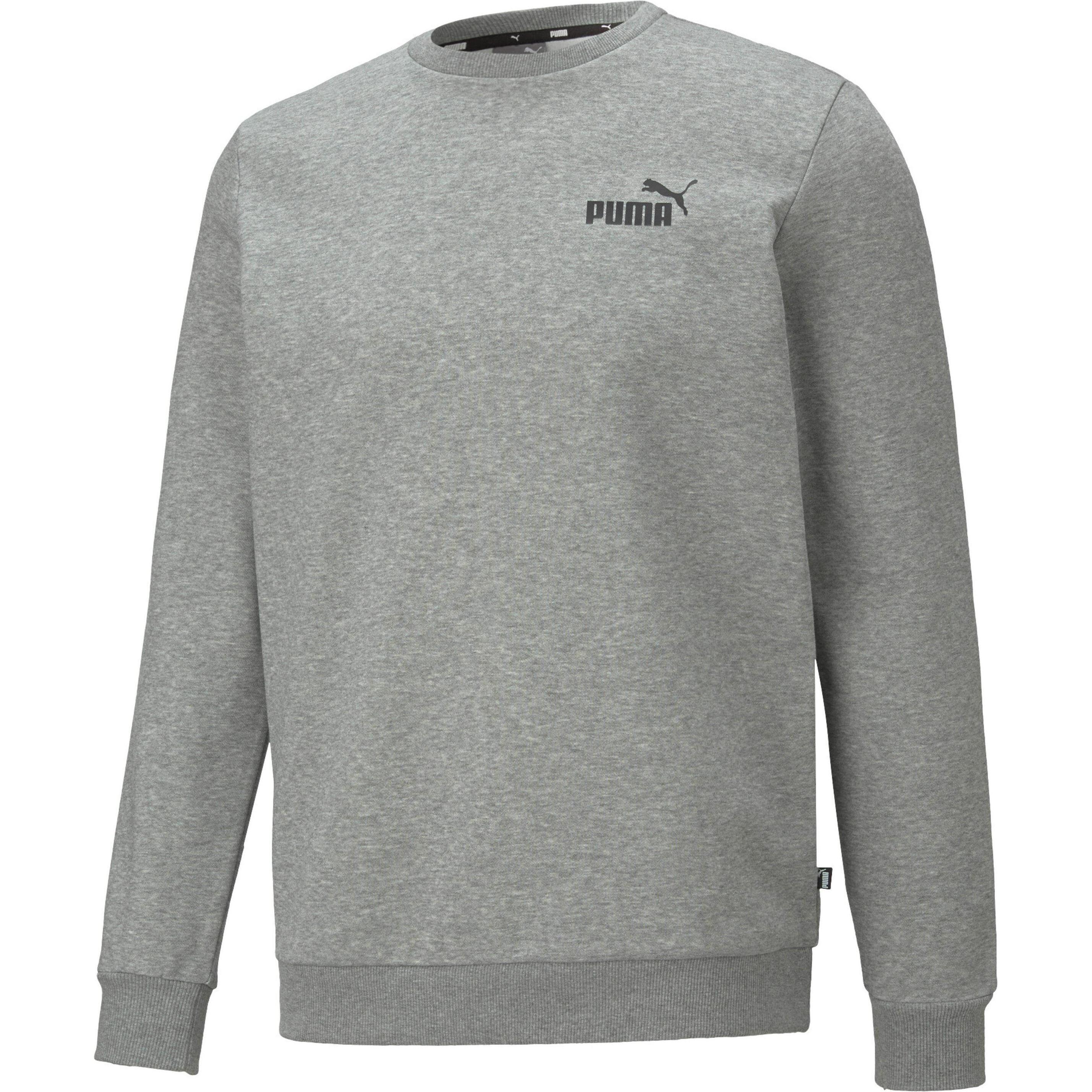 Thumbnail - Puma, Herren, Pullover, ESS Small Logo Crew-586682, Grau, (M)