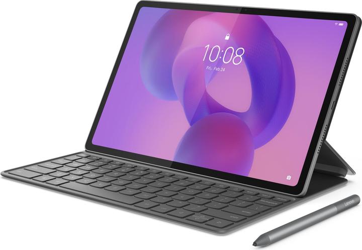 Image du produit Lenovo Idea Tab Plus MediaTek Dimensity 6400 12.1" 2.5K 600nits 90Hz 12/256GB WiFi Luna Grey (WLAN uniquement, 12.10", 256 Go, Luna Grey)
