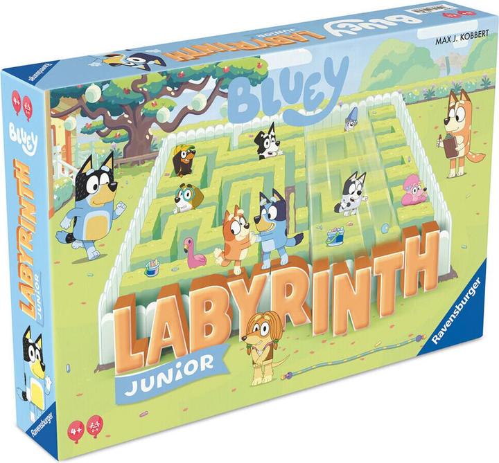 Actual product image Ravensburger Bluey Junior Labyrinth (German, French, Dutch, Italian, English, Spanish, Portuguese)