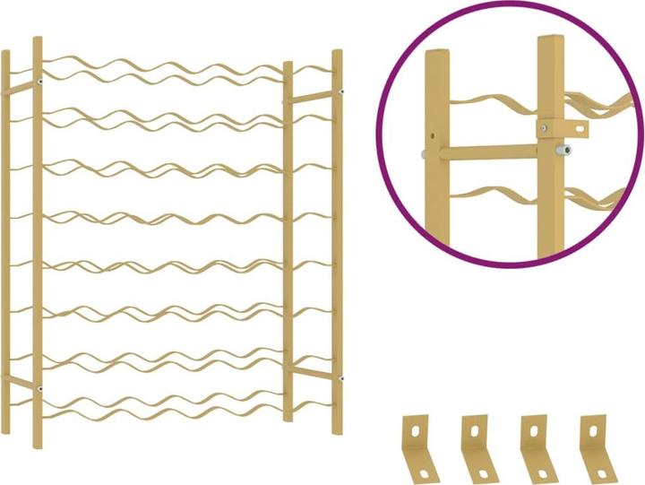 Actual product image vidaXL Weinregal (64 x 22 x 157 cm, 96 bottles)