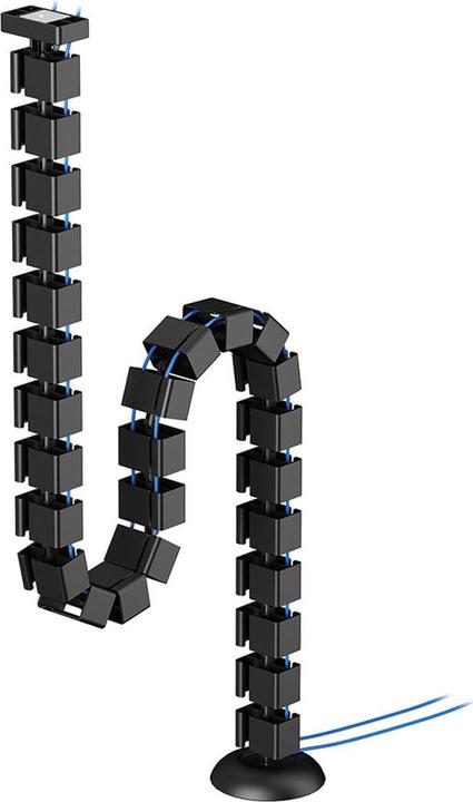 Produktbild Neomounts Kabelkanal flexibel schwarz/magnetische Befestigung (Kabelschlauch, 9.94 cm)