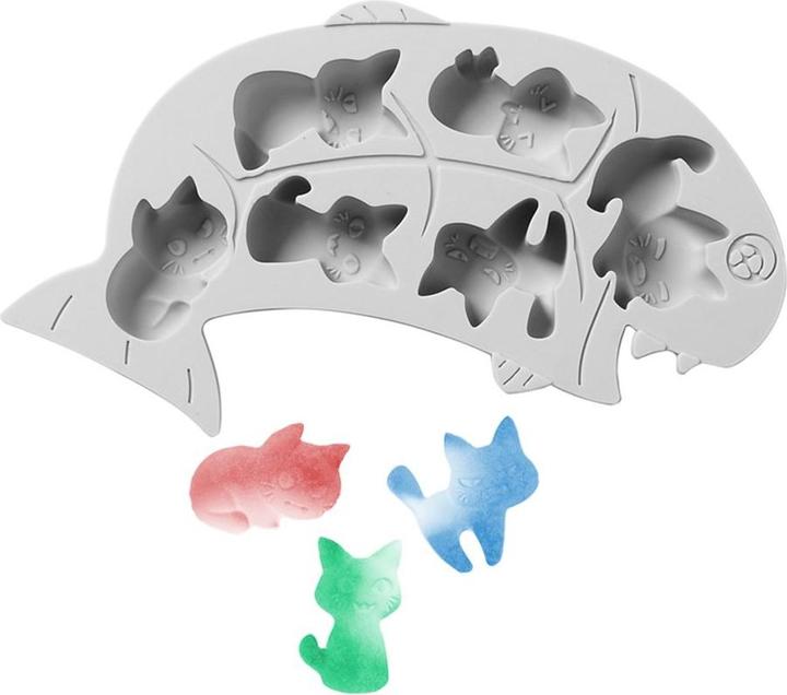 Produktbild Metamorph Halloween Silikonformen Set Geister, Katzen, Eulen zum Backen 3er Set (3 Stück)