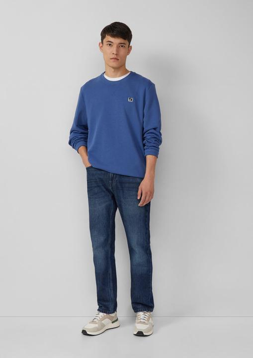 Produktbild s.Oliver Sweatshirt Sweatshirt aus Baumwollmix mit Crew Neck (M)