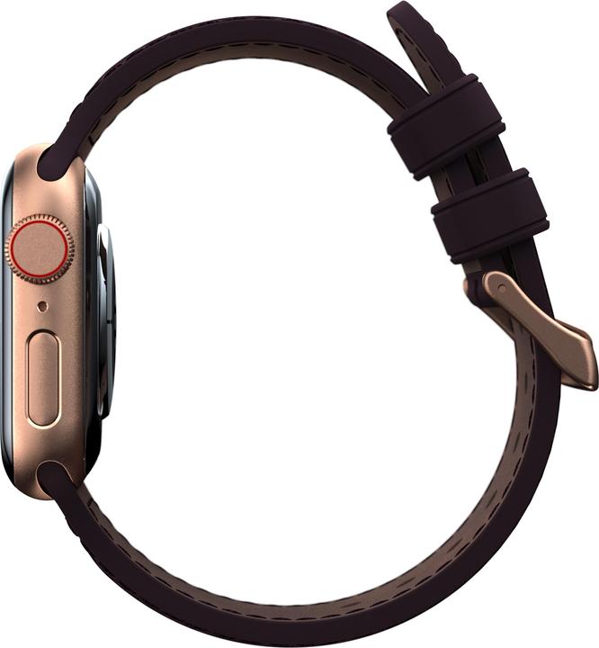 Immagine prodotto Njord Cinturino Per Orologio Eldur (45 mm, 44 mm, Pelle Vegan, Chiusura in acciaio inox, Pelle di salmone)