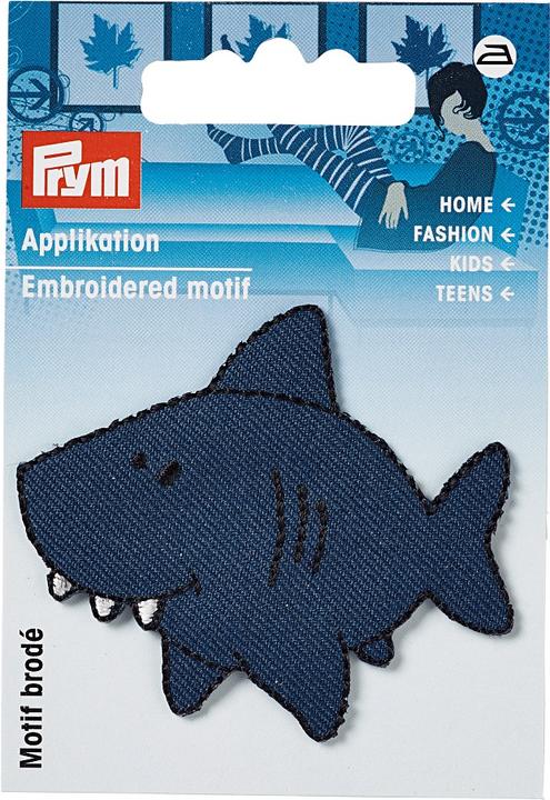 Image du produit Prym Application requin, bleu (5.80 x 5 cm)