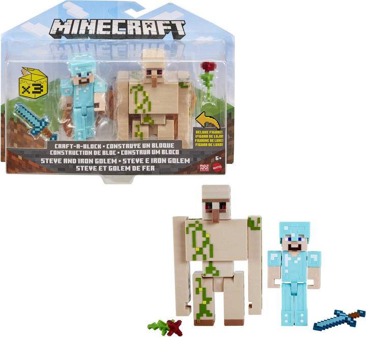 Produktbild Minecraft Core Figure 2er Pack Sortiment (Assortiert)
