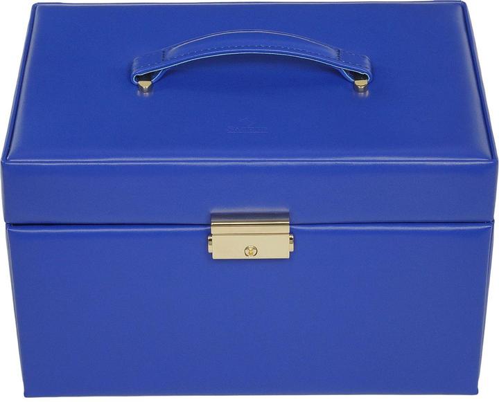 Sacher 74.519.561515 - Schmuckkasten Karen colisimo blau Vollrindleder