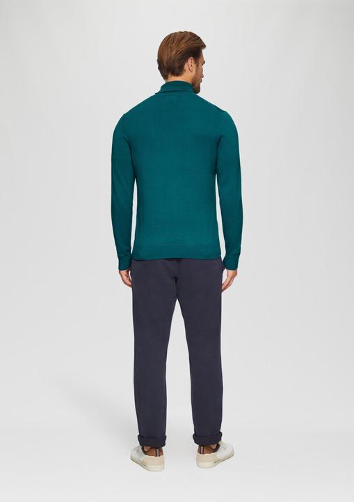 Produktbild S.Oliver Strickpullover Rollkragenpullover aus Baumwolle (XXL)